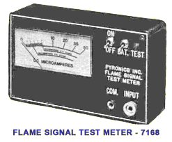 Ordan Thermal Products Ltd.: Flame Supervision:FLAME SIGNAL TEST METER